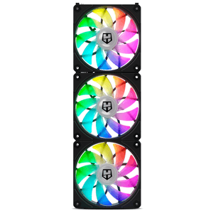 NOX HUMMER EASYLINK | ARGB FANS KIT NEGROS