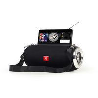 Miniatura 3 de ALTAVOZ PORTATIL GEMBIRD SPK-BT-17 COM RADIO FM 2X5W RMS BLUETOOTH NEGRO