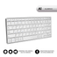 TECLADO-SUBBLIM-INALAMBRICO-ALUMINIO-ADVANCE-COMPACT-SILVER