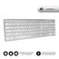 TECLADO-SUBBLIM-INALAMBRICO-ALUMINIO-ADVANCE-EXTENDED-SILVER