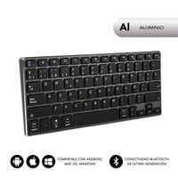 Miniatura 2 de TECLADO SUBBLIM INALAMBRICO ALUMINIO ADVANCE COMPACT GREY