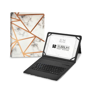 FUNDA-Y-TECLADO-9.6---SUBBLIM-TRENDY-MARMOL-BLANCO