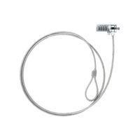 Miniatura 2 de CABLE DE SEGURIDAD TOOQ UNIVERSAL C/COMBINACION 1,5 M PLATA
