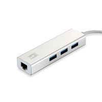 Miniatura 3 de TARJETA DE RED 10/100/1000 LEVELONE USB-0503 USB + HUB USB3.0