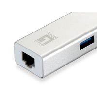 Miniatura 5 de TARJETA DE RED 10/100/1000 LEVELONE USB-0503 USB + HUB USB3.0
