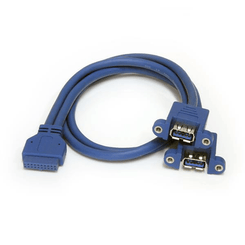 2 PORT PANEL MOUNT USB3.0 CABLE