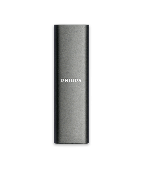 DISCO M.2 EXTERNO PHILIPS 2TB USB-C/USB3.0 540MB ULTRA SLIM GRIS