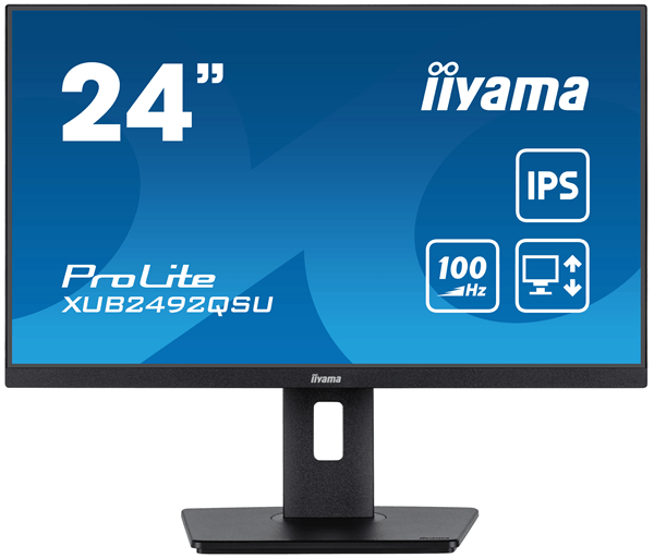 iiyama xub2492qsu-b1  prolite 23.8  led ips wide quad hd hdmi altavoces