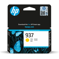 HP Ink/HP 937 Yellow Original Ink Cart