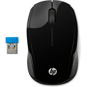 RATON-INALAMBRICO-HP-200-2.4GHZ-1000PPP-LED-ROJO-NANO-RECEPTOR-USB-2XAAA-NEGRO-X6W31AA