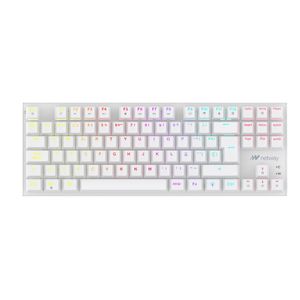 TECLADO MECANICO NETWAY GAMING XK740TKL BLANCO