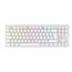 TECLADO MECANICO NETWAY GAMING XK740TKL BLANCO