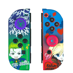 CARCASA + GRIPS JOY-CON FR-TEC DC JOKER & HARLEY QUINN | NINTENDO SWITCH