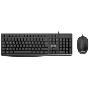 Nilox Teclado y raton Usb NXKME0012 Negro