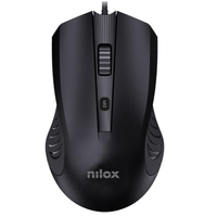 Miniatura 1 de RATÓN USB CON CABLE, NEGRO - NILOX
