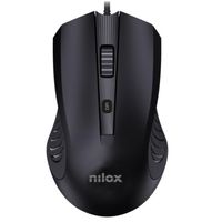 Miniatura 3 de RATÓN USB CON CABLE, NEGRO - NILOX