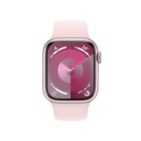 Miniatura 3 de Apple Watch Series 9 GPS 41mm Pink Aluminium Case with Light Pink Sport Band - S/M