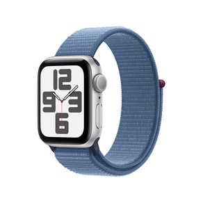 Apple-Watch-SE-GPS-40mm-Silver-Aluminium-Case-with-Winter-Blue-Sport-Loop