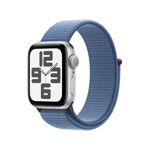 Apple-Watch-SE-GPS-40mm-Silver-Aluminium-Case-with-Winter-Blue-Sport-Loop