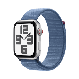 Apple-Watch-SE-GPS---Cellular-44mm-Silver-Aluminium-Case-with-Winter-Blue-Sport-Loop
