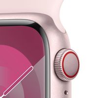 Miniatura 3 de Apple Watch Series 9 GPS + Cellular 41mm Pink Aluminium Case with Light Pink Sport Band - M/L