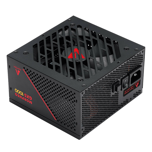 Fuente Alimentación 1000W ABYSM Morpheo GX5 1000W 80 PLUS Gold Fully-Modular Black,Red