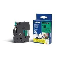 Miniatura 2 de Tape/18mm black on green f P-Touch TZE