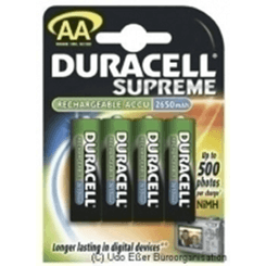DURACELL PILA RECARGABLE HR6 AA 2400mAh BLISTER*4