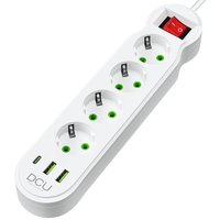 Miniatura 1 de REGLETA DCU 4 TOMAS + 3 PUERTOS USB 10.5W