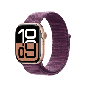 Apple-Watch-Series-10-GPS---Cellular-42mm-Rose-Gold-Aluminium-Case-with-Plum-Sport-Loop