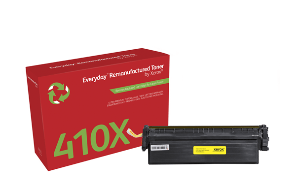 XEROX Everyday Remanufactured Toner para HP 410X (CF412X), High Capacity