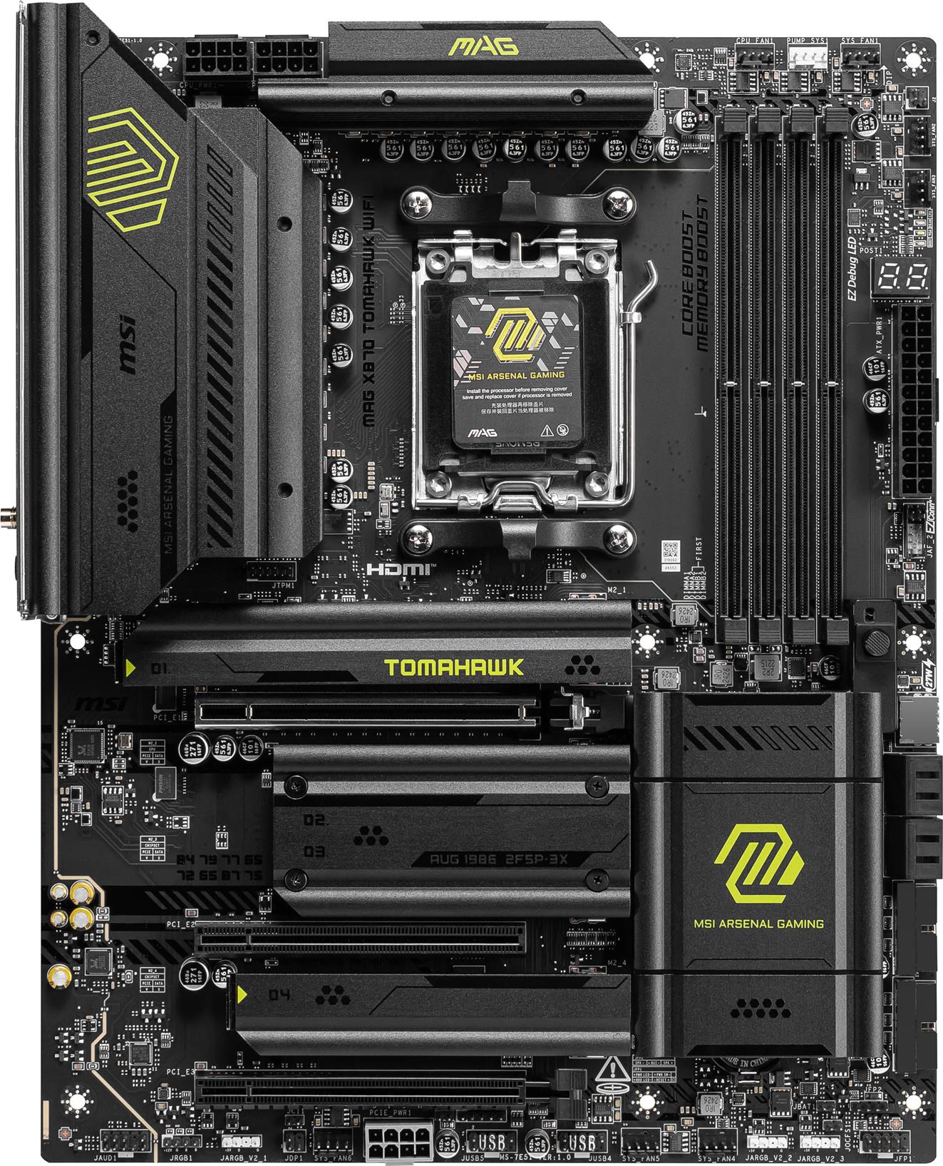 msi amd  mag x870 tomahawk wifi socket am5