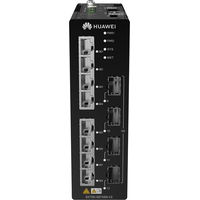 Miniatura 1 de S5735I-S8T4SN-V2 (8 10/100/1000BASE-T ports, 4 GE SFP ports, DIN Rail Mounting, Dual redundant 9.6 to 60V DC power, Fanless)