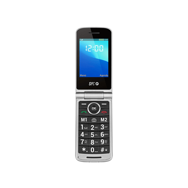 TELEFONO MOVIL SENIOR SPC 2321NS PRINCE 4G BT FM BOTON SOS + BASE DE CARGA