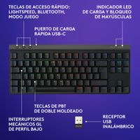 Miniatura 7 de G515 KBD Lightspeed TKL BLACK ES