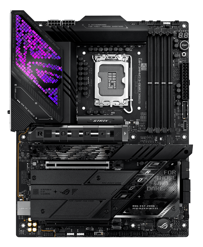 asus intel  rog strix z890-e gaming wifi lga 1851 (socket v1)
