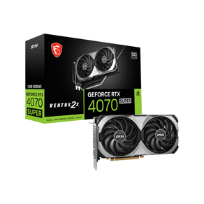 TARJETA GRAFICA MSI GEFORCE RTX 4070 SUPER VENTUS 2X OC | 12GB | GDDR6X | DLSS3