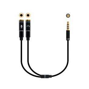 CABLE-ADAPTADOR-AUDIO-NANO-CABLE-JACK-3.5-M---2XJACK-3.5-H-30CM-NEGRO