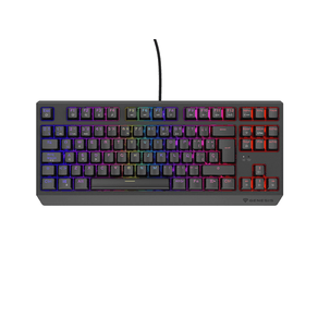 TECLADO GAMING GENESIS THOR230 TKL RGB MECANICO NEGRO SWITCH OUTEMUROJO HOT SWAP