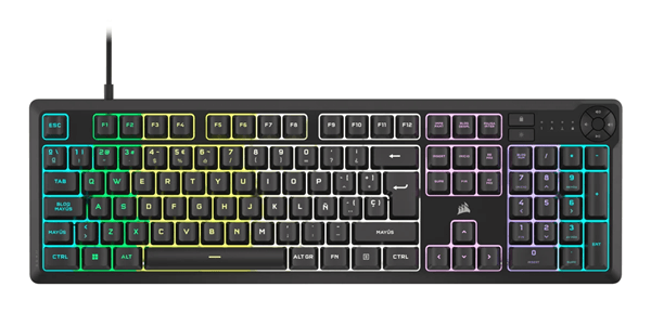 teclado gaming k55 core rgb
