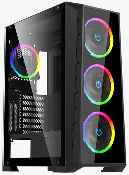 HIDITEC MH12 GLASS RGB Negro
