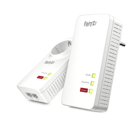 Miniatura 1 de AVM FRITZ!Powerline 1260E WLAN Set International, Pareja de adaptadores PLC hasta 1200 Mbps, Base Wi-Fi AC+N