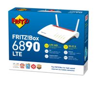 Miniatura 4 de AVM FRITZ!Box 6890 LTE International, Router 3G/4G, Wi-Fi AC + N, Doble banda hasta 2500 Mbps