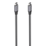 AISENS Cable USB 3 2 Gen2x2 Aluminio 20Gbps 8K 30Hz 5A 100W E Mark  Tipo USB C M USB C M  Gris  3 0m