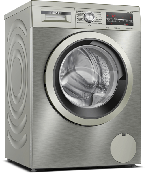 LAVADORA CARGA FRONTAL BOSCH WUU28T8XES 8 KG 1400 RPM A INOX