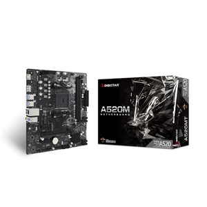 Placa AMD  BIOSTAR A520MT AM4 M.2 HDMI DP USB-C interno