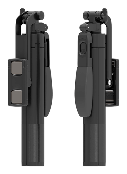 AISENS Palo Tripode Para Selfie Con Mando A Distancia Bluetooth 3 En 1 Negro