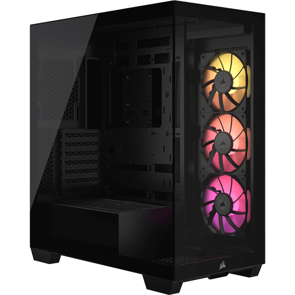 caja corsair  icue link 3500x rgb rgb negro