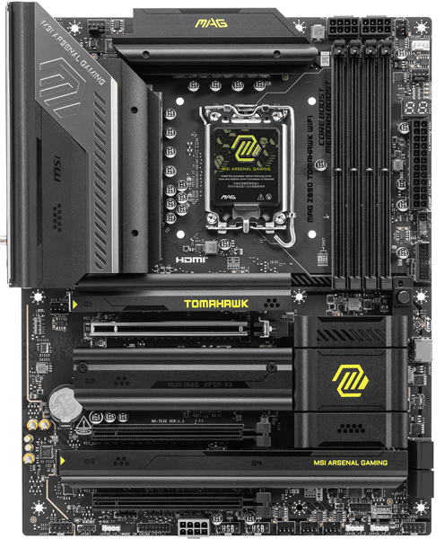 MSI Intel MAG Z890 TOMAHAWK WIFI LGA 1851 (Socket V1)