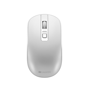 CANYON-Raton-inalambrico-2.4Ghz-1600-DPI-carga-inalambrica-o-con-cable--4-botones-bateria-recargable-300mAh-Blanco-perla-CNS-CMSW18PW